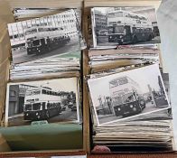 From the David Harvey Photographic Archive: a box of approx 1,300 mostly b&w, postcard-size