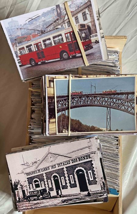 From the David Harvey Photographic Archive: a box of 800+ colour & b&w, postcard-size PHOTOGRAPHS of