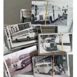 From the David Harvey Photographic Archive: a box of 600+ b&w, postcard-size PHOTOGRAPHS of single-