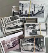 From the David Harvey Photographic Archive: a box of 600+ b&w, postcard-size PHOTOGRAPHS of single-