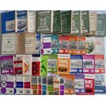 Large quantity (40+) of mainly 1950s/60s Irish BUS TIMETABLE BOOKLETS including UTA, Ulsterbus,