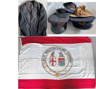 Selection (7) of Great Western Railway (GWR) items comprising a UNIFORM JACKET with monogram, 5 x