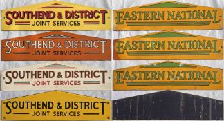 Selection (4) of Southend & District Joint Services and Eastern National TIMETABLE PANEL HEADER