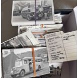 From the David Harvey Photographic Archive: a box of 500+ mainly b&w, postcard-size PHOTOGRAPHS of