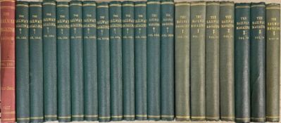 20-volume run of bound volumes of THE RAILWAY MAGAZINE comprising volumes 61-80, July 1927 to June