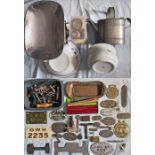 Selection (50+ items) of Great Western Railway (GWR) items comprising a set of H Pooley SCALES