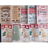 Selection (10) of Great Western Railway (GWR) TIMETABLE BOOKLETS dated from 1888-1913 and comprising