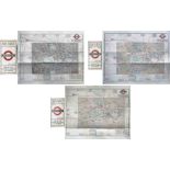 Selection (3) of 1920s London Underground MAPS 'What to See and how to Travel' comprising issues