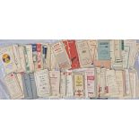 Very large quantity (250+) of London Transport etc 1920s-70s LEAFLETS including Holiday Services (