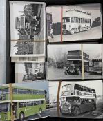 From the David Harvey Photographic Archive: a box of c800 mostly b&w, postcard-size PHOTOGRAPHS of