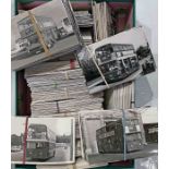 From the David Harvey Photographic Archive: a box of c1,200 b&w and colour, postcard-size