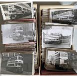 From the David Harvey Photographic Archive: a box of 1,500+ b&w, postcard-size PHOTOGRAPHS of