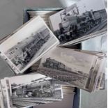 From the David Harvey Photographic Archive: a box of 850+ b&w, postcard-size PHOTOGRAPHS of LMS 4-