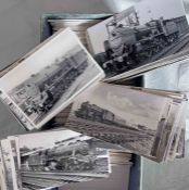 From the David Harvey Photographic Archive: a box of 850+ b&w, postcard-size PHOTOGRAPHS of LMS 4-