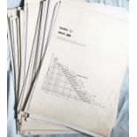 Large quantity (80+) of 1960s London Transport RT-bus FARECHARTS from the northern Country Area