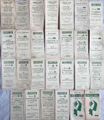 Good quantity (27) of 1930s Green Line Coaches Ltd etc individual ROUTE TIMETABLE LEAFLETS