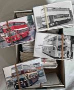 From the David Harvey Photographic Archive: a box of c600 b&w and colour, postcard-size