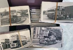 From the David Harvey Photographic Archive: a box of 800+ mainly b&w, postcard-size PHOTOGRAPHS of