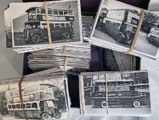 From the David Harvey Photographic Archive: a box of c750 b&w, postcard-size PHOTOGRAPHS of pre-