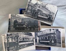 From the David Harvey Photographic Archive: a box of 650+ b&w, postcard-size PHOTOGRAPHS of