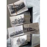 From the David Harvey Photographic Archive: a box of 1,000+ b&w, postcard-size PHOTOGRAPHS of