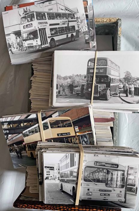 From the David Harvey Photographic Archive: a box of c900 mostly b&w, postcard-size PHOTOGRAPHS of