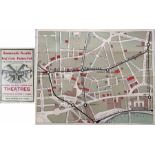 c1906/07 London Underground POCKET MAP -Great Northern, Piccadilly & Brompton Railway ''Travel to