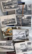 From the David Harvey Photographic Archive: c1,200 postcard-size PHOTOGRAPHS comprising c600 b&w