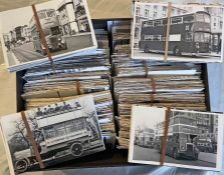 From the David Harvey Photographic Archive: a box of c900 b&w, postcard-size PHOTOGRAPHS of