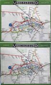 Pair of 1909 London Underground POCKET MAPS 'What to See and How to See it, The Excursionists' Guide