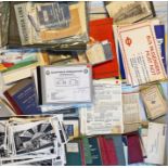 Large tray containing a large quantity of misc TRANSPORT EPHEMERA, particularly London Transport,