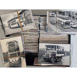 From the David Harvey Photographic Archive: a box of c1,050 b&w and colour, postcard-size
