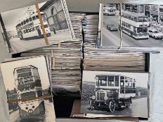 From the David Harvey Photographic Archive: a box of c1,050 b&w and colour, postcard-size