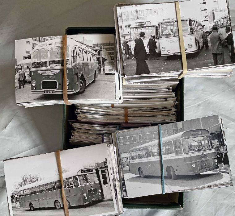 From the David Harvey Photographic Archive: a box of c750 b&w, postcard-size PHOTOGRAPHS of