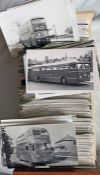 From the David Harvey Photographic Archive: a box of 850+ mostly b&w, postcard-size PHOTOGRAPHS of