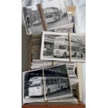 From the David Harvey Photographic Archive: a box of 850+ mostly b&w, postcard-size PHOTOGRAPHS of