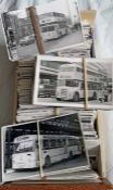 From the David Harvey Photographic Archive: a box of 850+ mostly b&w, postcard-size PHOTOGRAPHS of