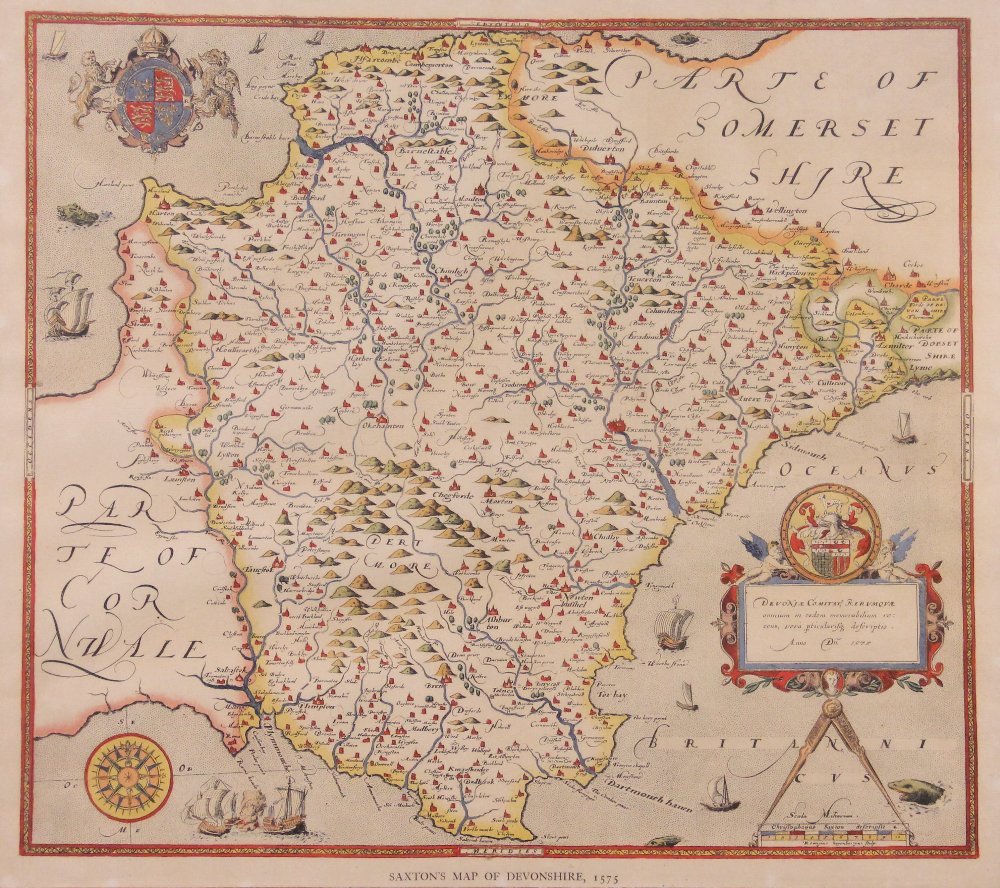 * After John Speede (17th century), an aged reproduction map titled 'SHROPSHIRE DESCRIBED, THE - Image 2 of 4