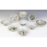 A selection of Chinese shipwreck porcelain cargo wares, Ming dynasty and later, to include an