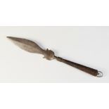 A 19th century copy of a North European partisan, in mid- 17th style, blade 26.5cm long, 44.5cm long