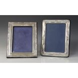 A silver mounted photograph frame, Mere Designs, Edinburgh 1998, of rectangular form with reeded