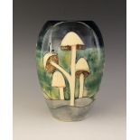 A Moorcroft vase of ovoid form, decorated in the 'Fairy Rings' pattern by Phillip Richardson,