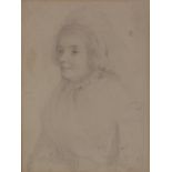 Attributed to Maria Spilsbury (British, 1777-1823), 'Portrait Of Unknown Lady', Pencil on paper,