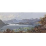 English school (19th century), Four pastoral landscapes, Watercolours on paper, Three unsigned,