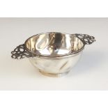 A Victorian Scottish silver quaich, Hamilton and Inches, Edinburgh 1898, of plain polished