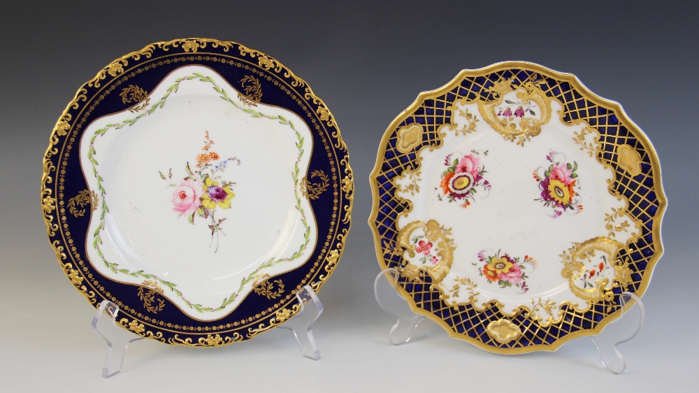 A Royal Crown Derby part tea service, late 19th century, comprising: a teapot and cover, a - Image 3 of 7