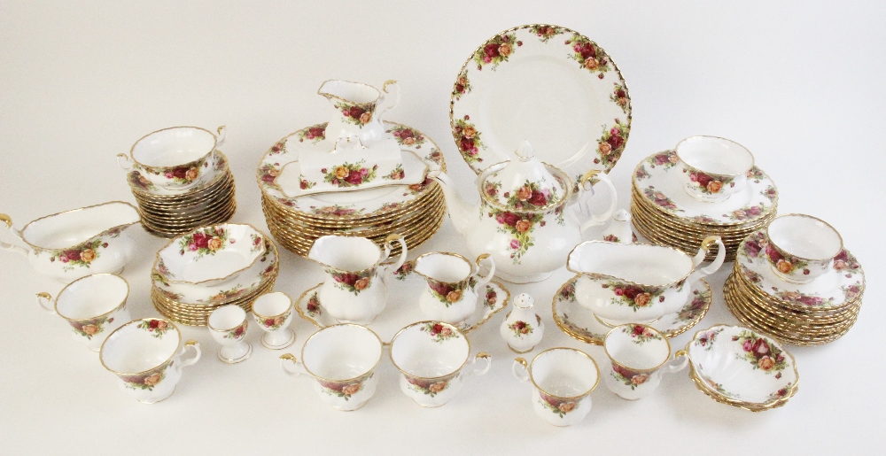 A selection of Royal Albert "Old Country Roses" pattern tea and dinner wares, comprising: twelve - Image 2 of 4