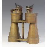 A pair of World War II German Zeiss U.D.F. 7x50 U-Boat conning tower binoculars, serial number