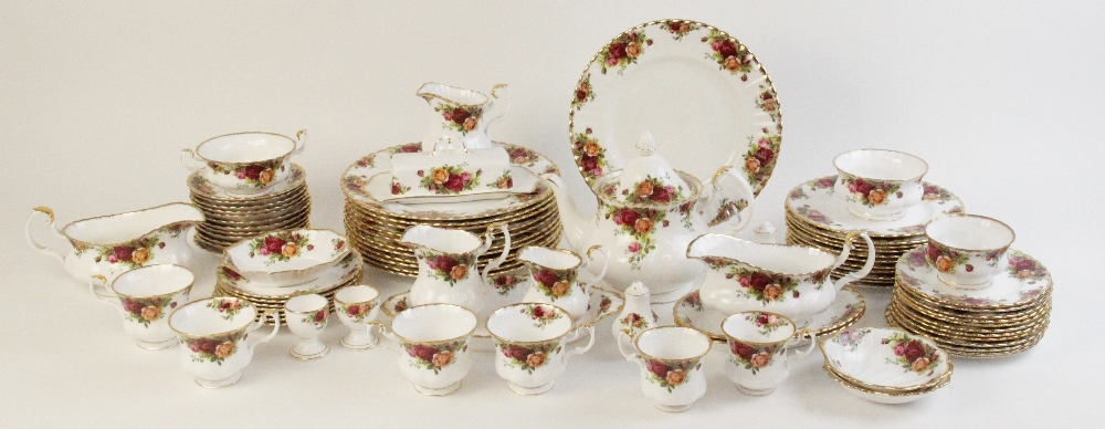 A selection of Royal Albert "Old Country Roses" pattern tea and dinner wares, comprising: twelve - Image 3 of 4