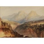 Attributed to John Rawson Walker (1796-1873), ?Parnasus circa 1835?, Watercolour on paper, Unsigned,